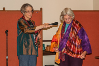 Barbara & her Art Vest